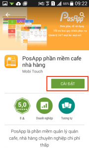 đăng ký cài đặt phần mềm quản lý quán cafe nhà hàng PosApp