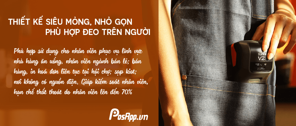 máy pos cầm tay V2 pro