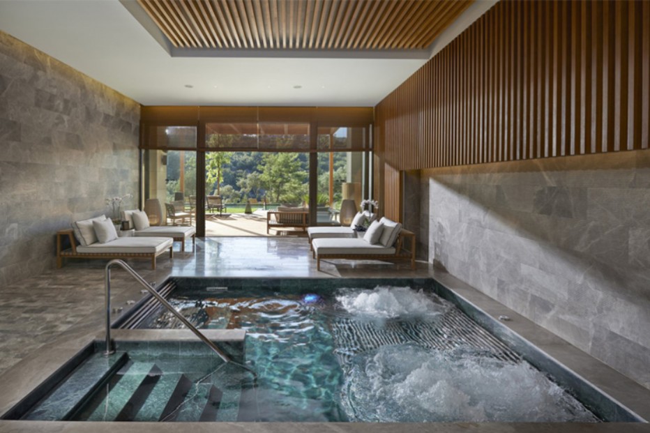 thiết kế spa có bể bơi