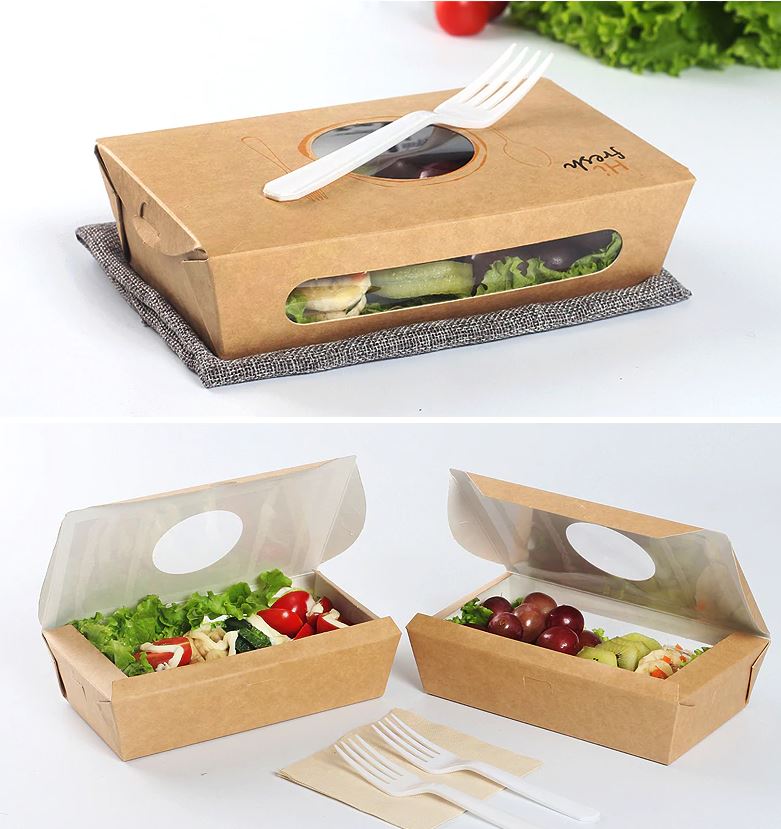 hộp giấy đựng salad