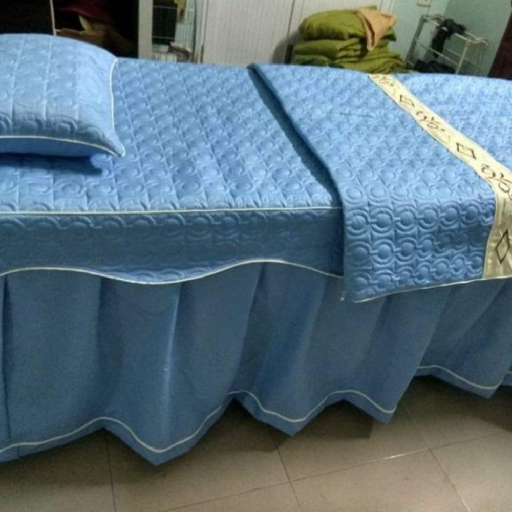 ga giường spa xanh