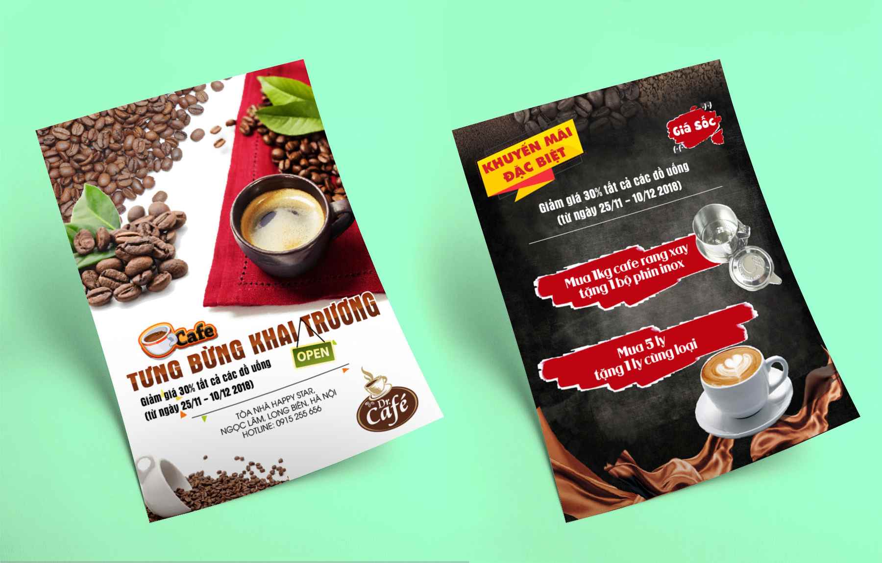 24+ Mẫu tờ rơi đẹp cho quán cafe quán ăn thúc đẩy kinh doanh
