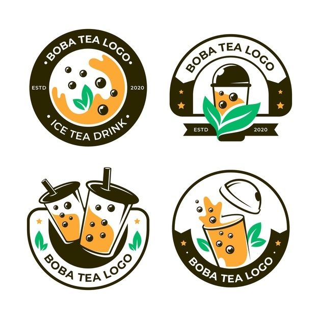 Download Bubble Tea Logo Collection For Free Dịch Vụ Chỉnh Sửa Ảnh Photoshop