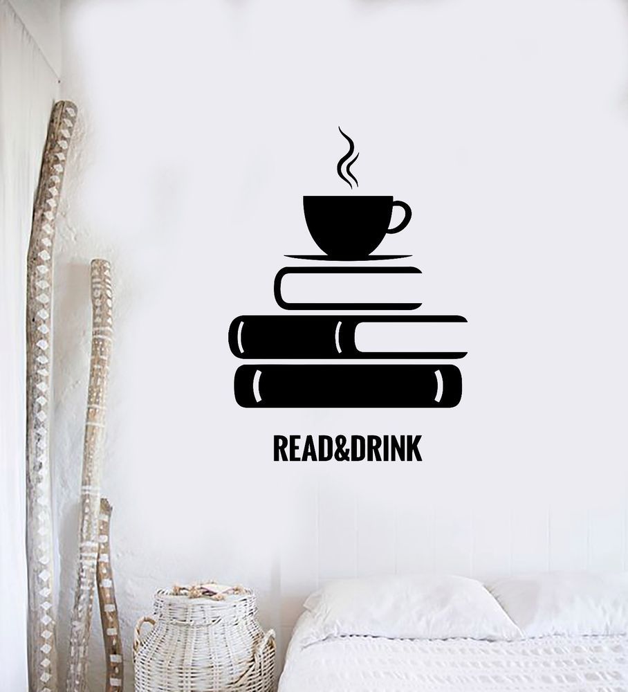 Vinyl Decal Quote Books Bookstore Library Room Wall Stickers Mural Ig3416 Dịch Vụ Chỉnh Sửa Ảnh Photoshop