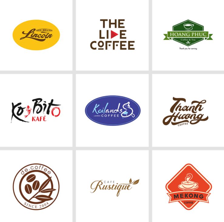 500+ mẫu logo cafe trà sữa và 5 website thiết kế logo online