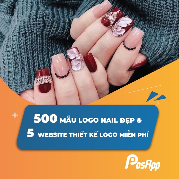 500+ Mẫu logo nail đẹp Dành cho tiệm nail và salon