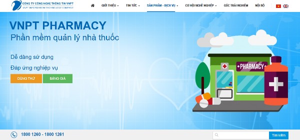 Phần mềm quản lý nhà thuốc VNPT Pharmacy