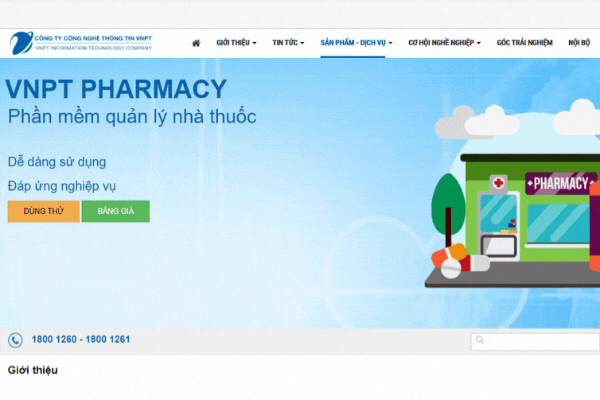 phần mềm quản lý nhà thuốc VNPT Pharmacy