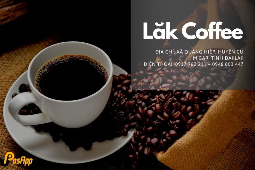 Lăk Coffee cafe hạt nguyên chất