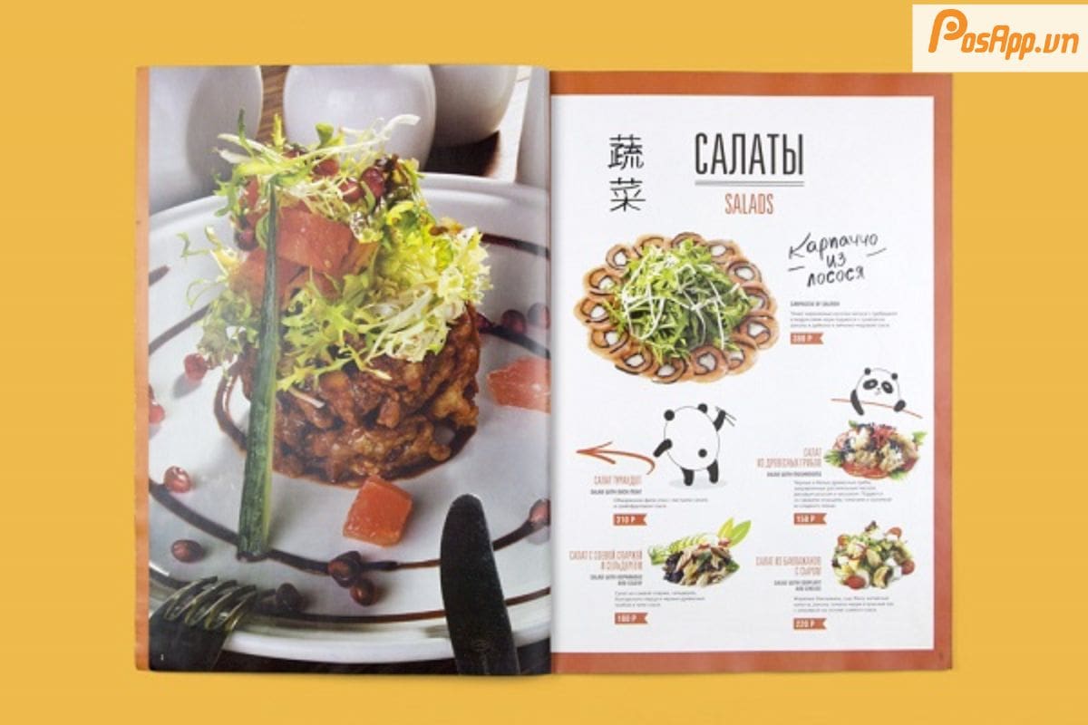 100 Mẫu menu quán ăn, nhà hàng, quán nhậu đẹp nhất năm 2023