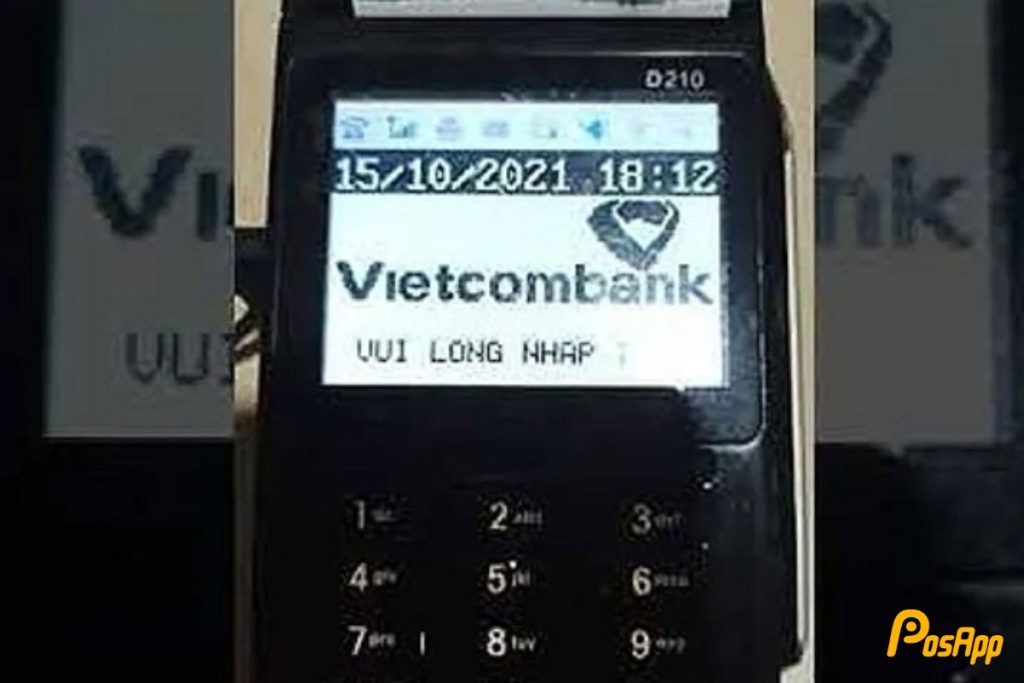 máy POS quẹt thẻ Vietcombank