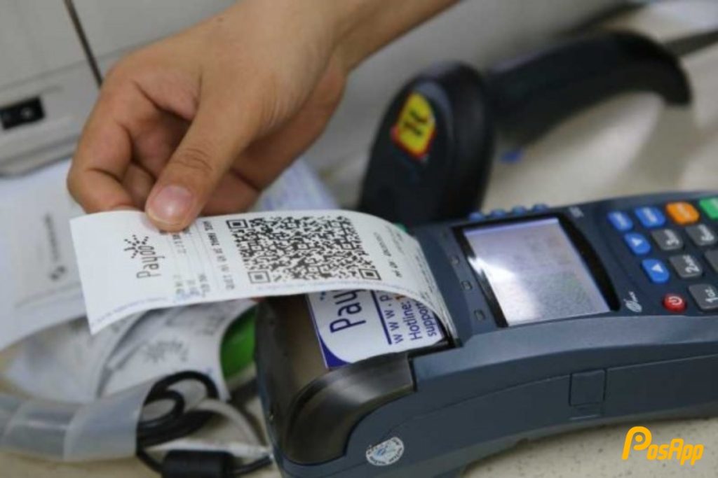 Cách in lại hóa đơn máy quẹt thẻ BIDV