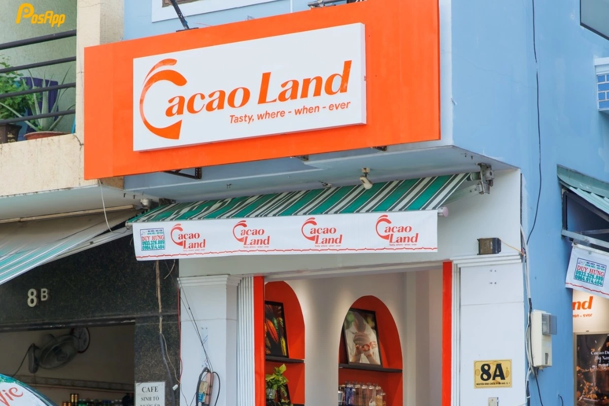 Cacao Land hài lòng cùng trọn bộ máy bán hàng PosApp