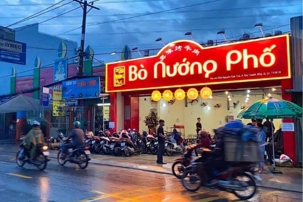 Nhượng quyền thương hiệu Bò Nướng Phố