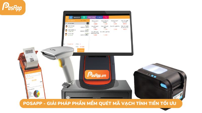 PosApp - Giải pháp phần mềm quét mã vạch tính tiền tối ưu