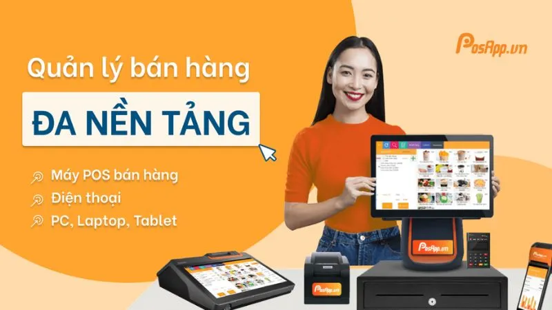 PosApp cung cấp giải pháp tích hợp máy tính tiền vào phần mềm quản lý nhà hàng