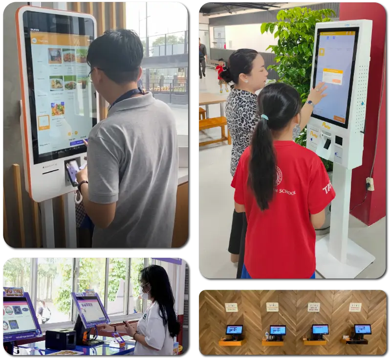 thiết bị kiosk tự order