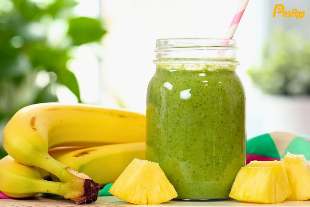 Món Pineapple Green Smoothie