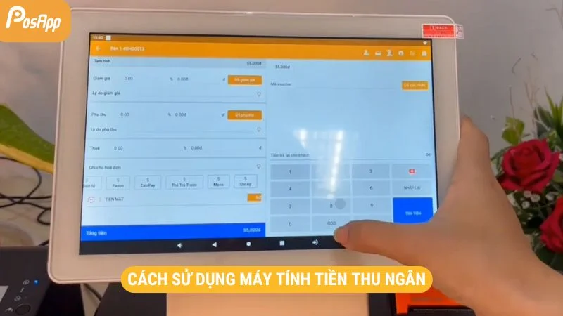 Hướng dẫn cách sử dụng máy tính tiền thu ngân