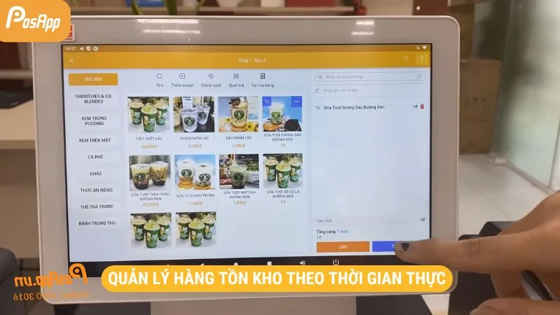 Quản lý hàng tồn kho theo thời gian thực