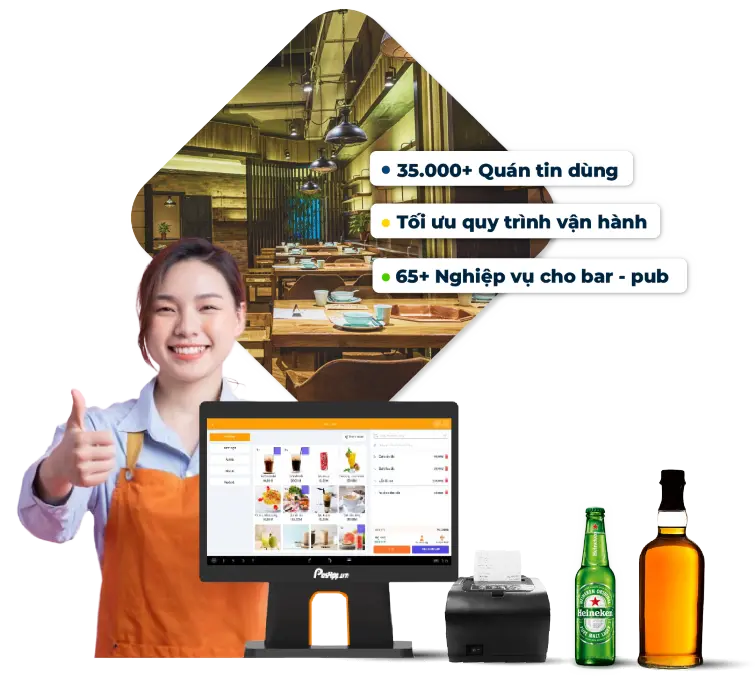 GIAO DIỆN PHẦN MỀM QUẢN LÝ BAR THÂN THIỆN DỄ SỬ DỤNG CHO NHÂN VIÊN VÀ QUẢN LÝ