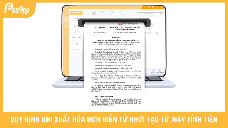 quy dinh can nam ro khi xuat hon don dien tu khoi tao tu may tinh tien