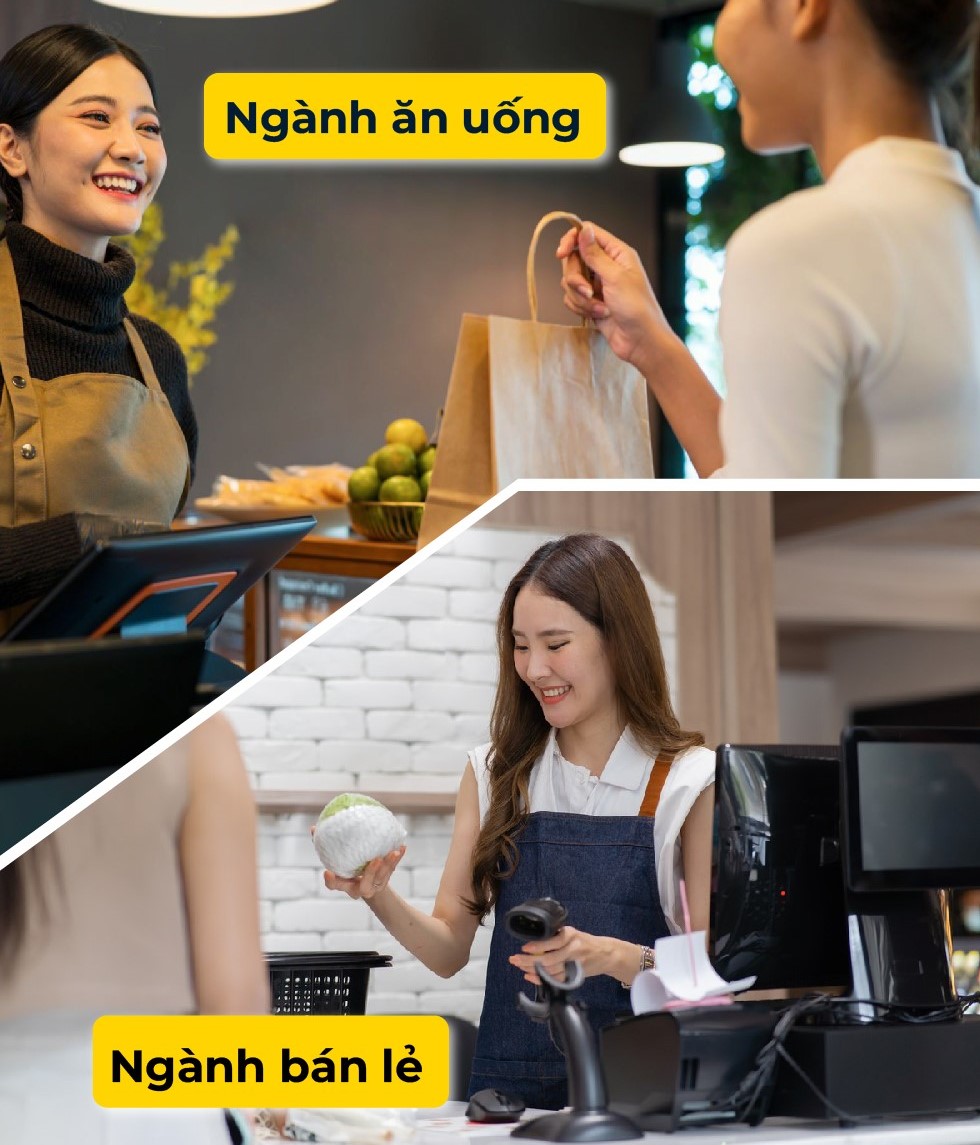 tính năng dành cho bán lẻ fnb