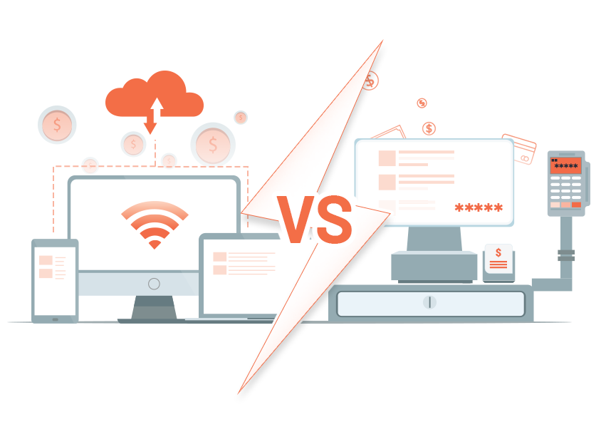 hệ thống pos cũ và mới