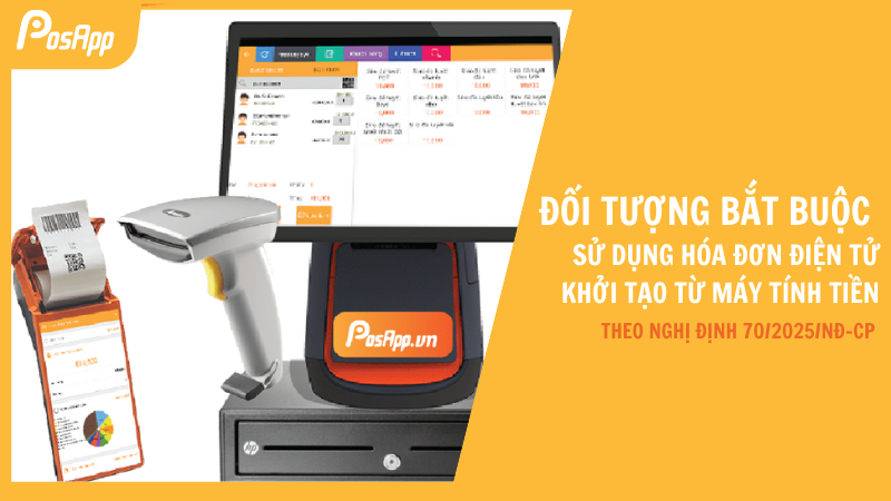 đối tượng sử dụng hóa đơn điện tử khởi tạo từ máy tính tiền