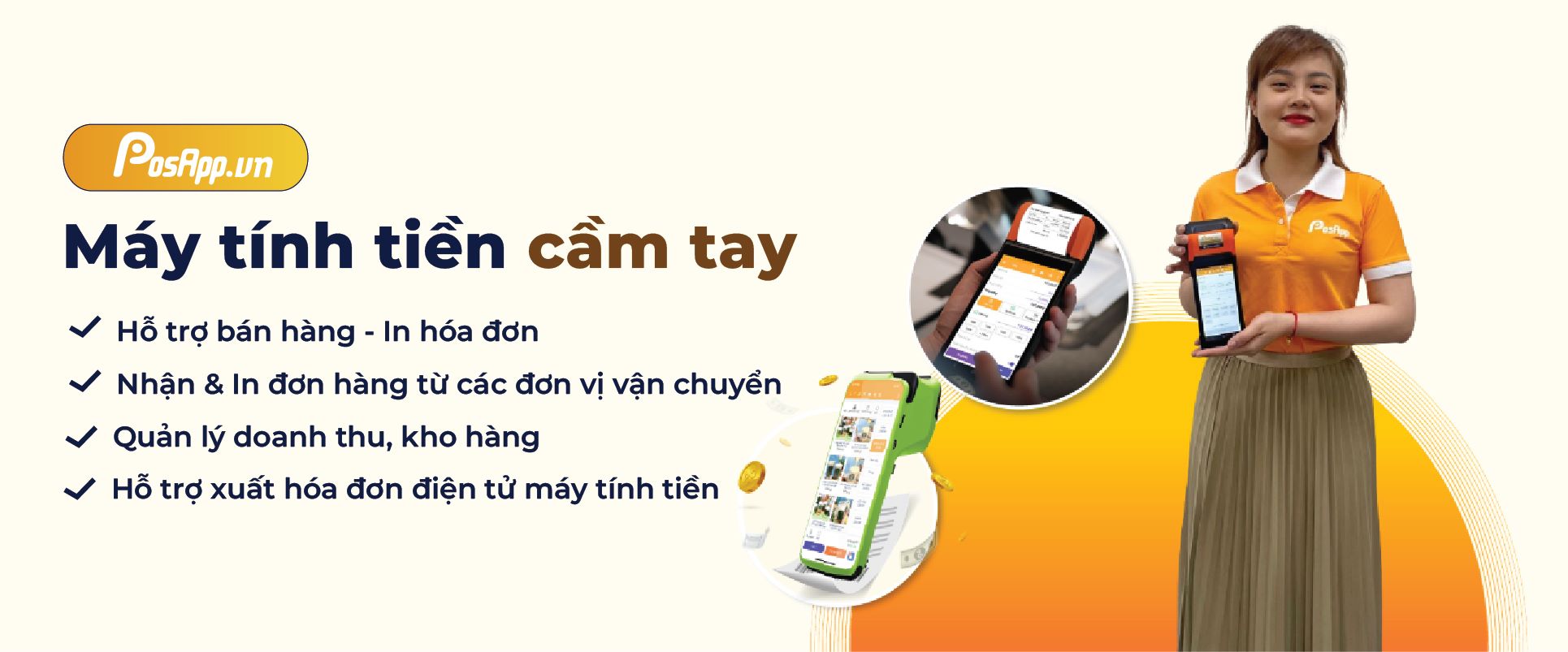 máy tính tiền cầm tay
