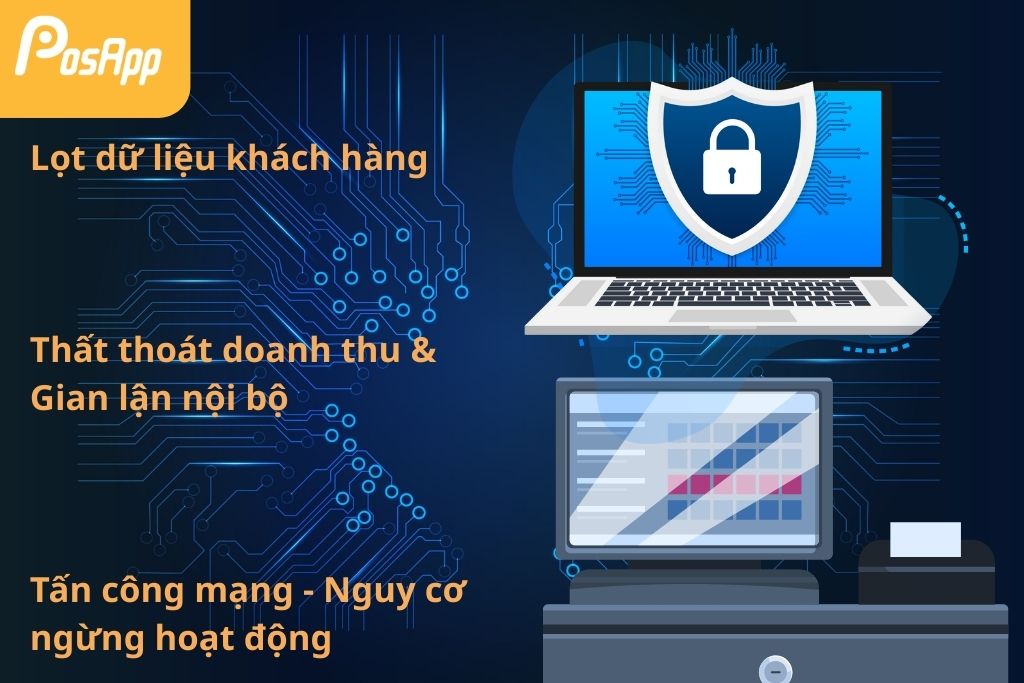 Rủi ro lộ thông tin rình rập hệ thống POS tính tiền của bạn