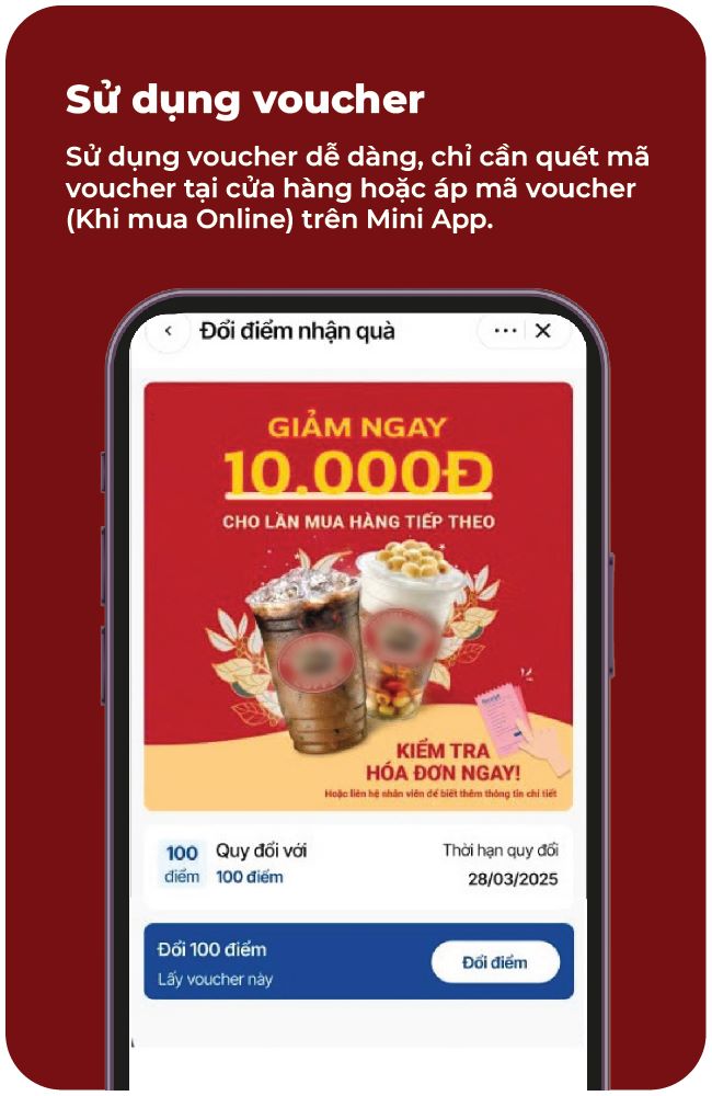 sử dụng voucher