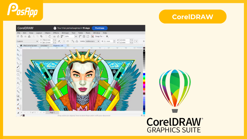 Dùng CorelDRAW để thiết kế