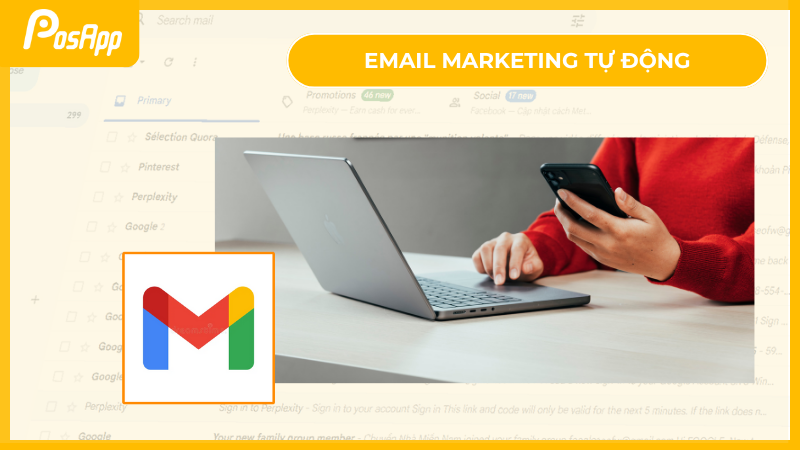 Email marketing tự động để chăm sóc khách hàng