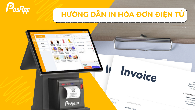 Hướng dẫn in hóa đơn điện tử chi tiết