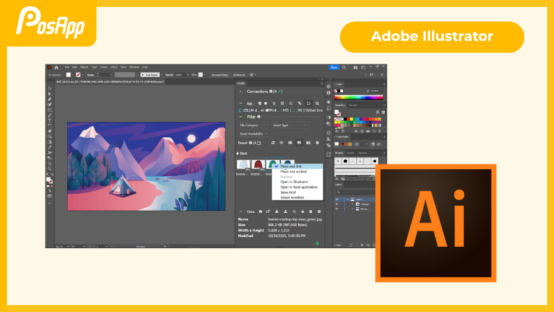 Dùng Adobe Illutrator để thiết kế