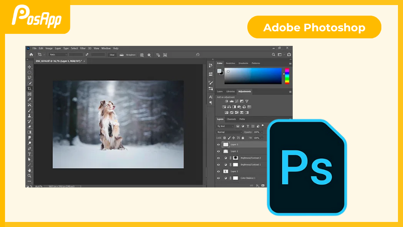 Dùng Adobe Photoshop để thiết kế thẻ tích điểm