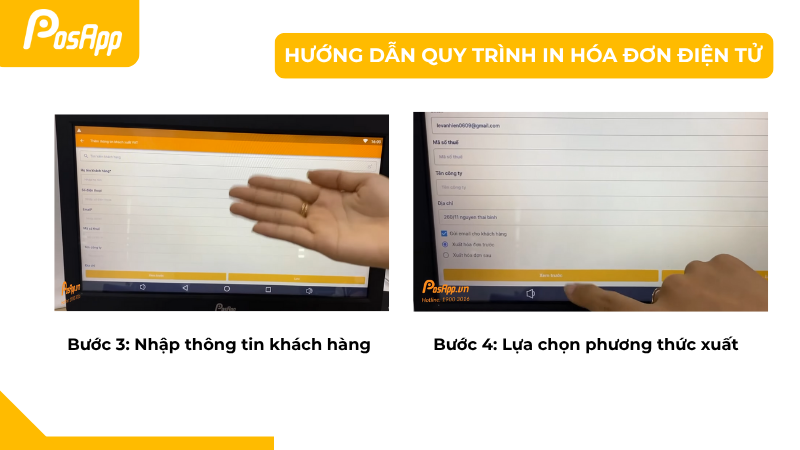 Quy trình in hóa đơn điện tử bước 3 4