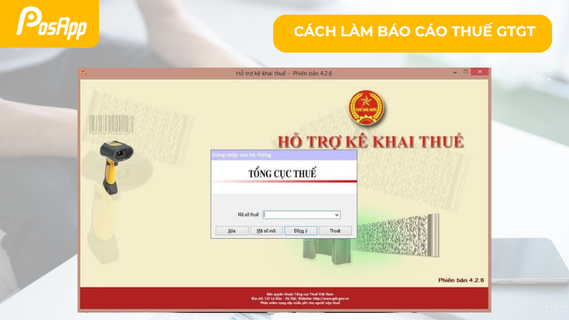 Sử dụng phần mềm HTKK để làm báo cáo thuế