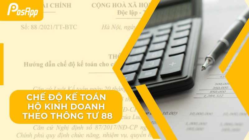 Chế độ kế toán hộ kinh doanh theo thông tư 88