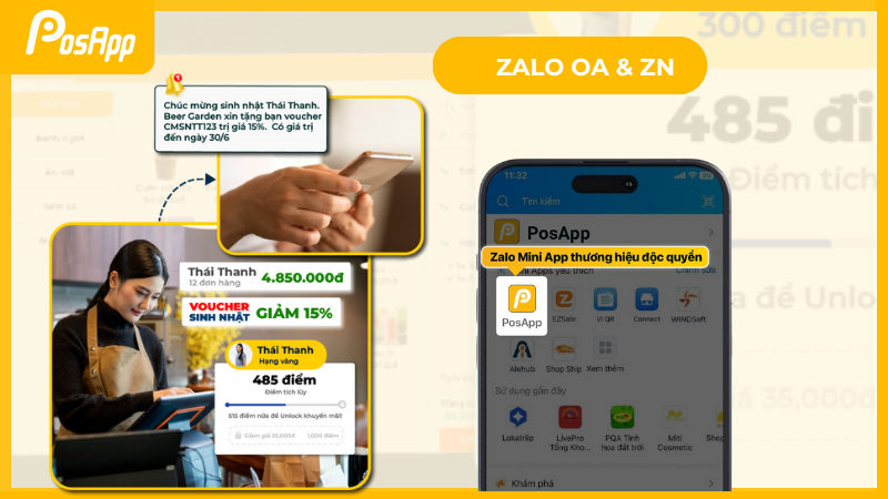 Sử dụng Zalo OA & ZN để chăm sóc khách hàng tự động