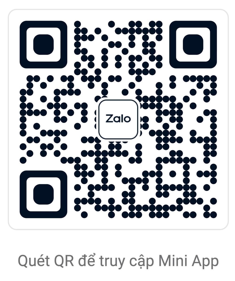 QR Zalo Mini App Căn tin Bách Khoa