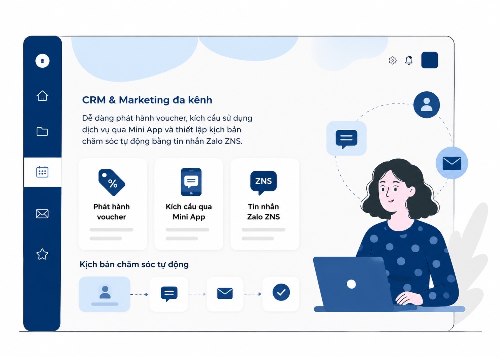 CRM và Zalo Marketing cho Spa