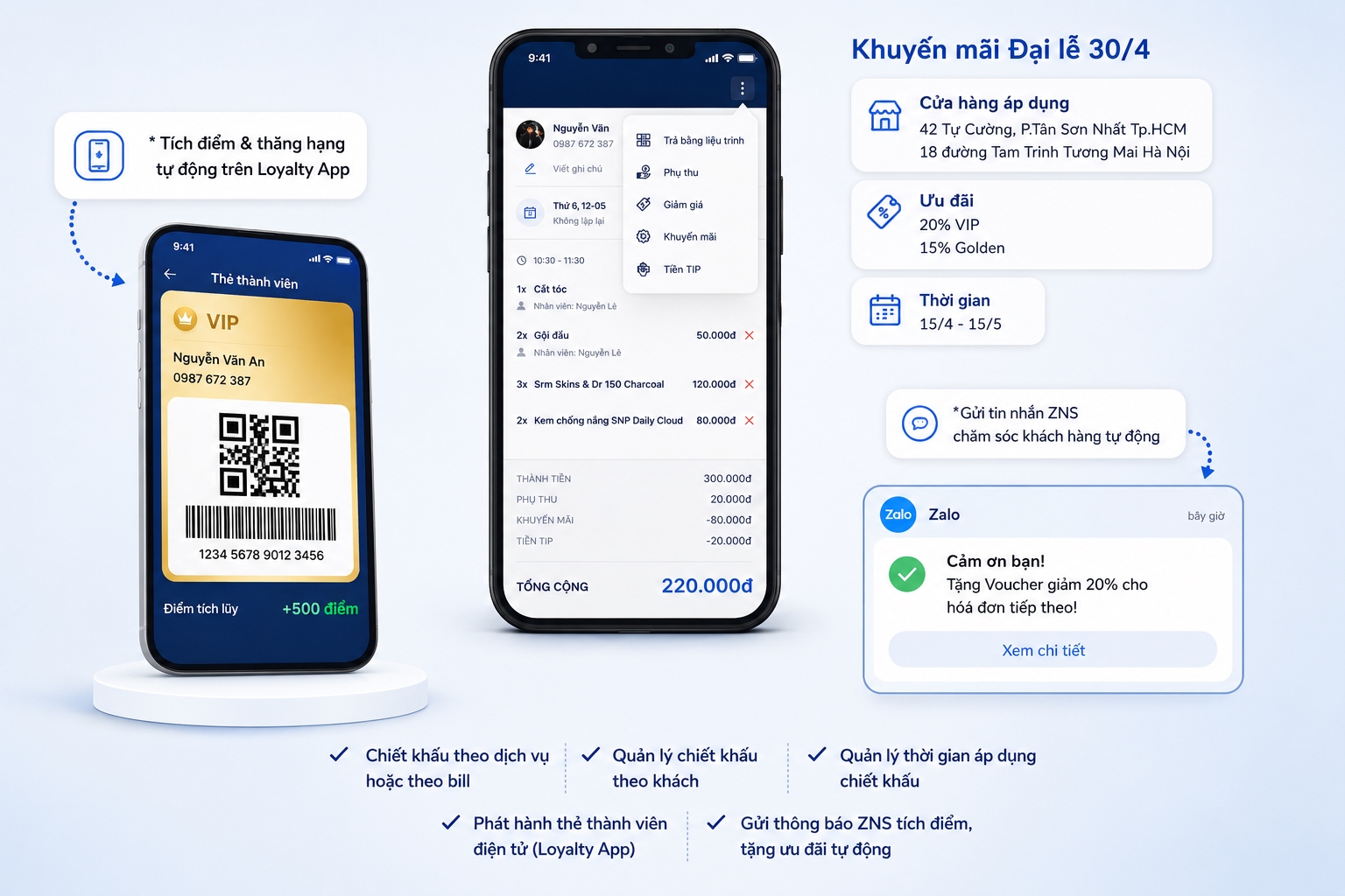 Zalo Mini App và Quản trị CRM Spa