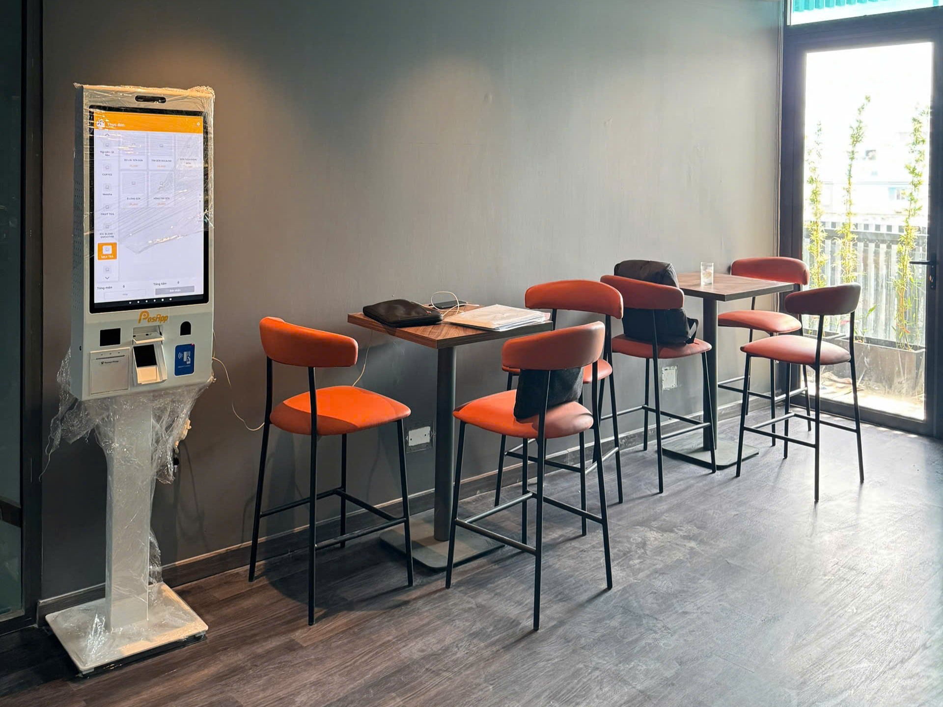 Không gian quầy pha chế 3D Coffee tại AEON MALL Tân Phú Celadon