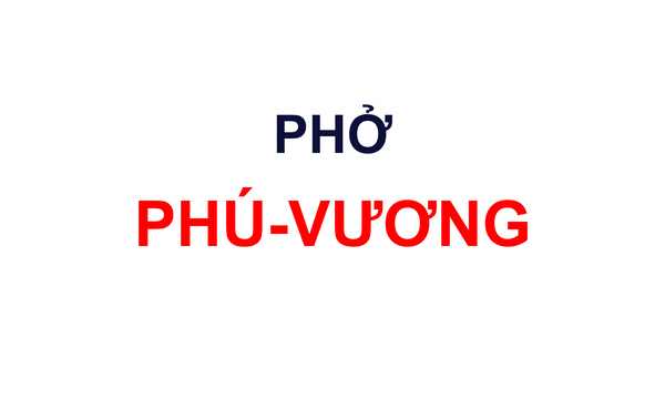 Phở Phú Vương